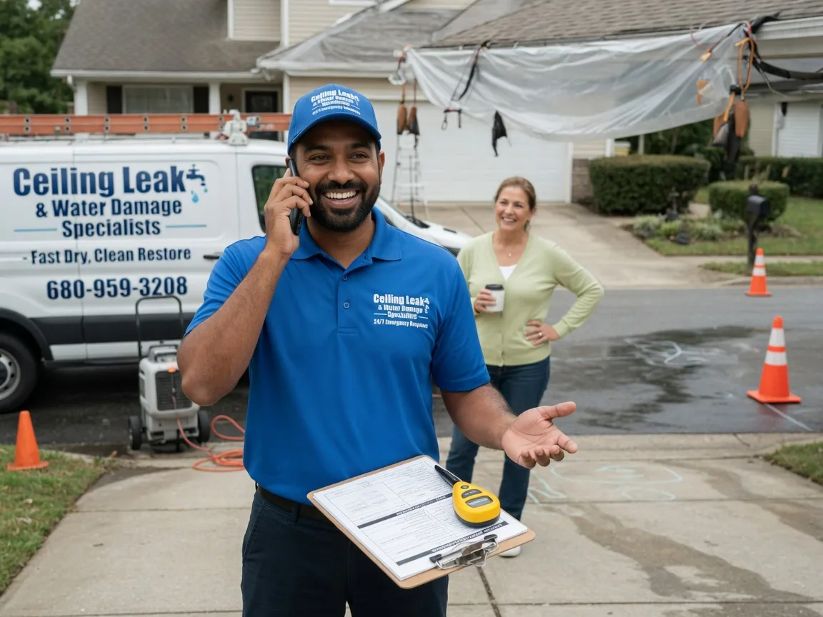 Ceiling Leak Cleanup Mccrory, AR FAQs